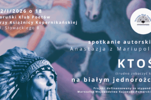 22 STYCZNIA: Ktoś (trudno zobaczyć kto) na białym jednorożcu. Spotkanie z Anastazją z Mariupola