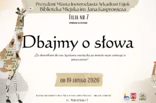 Dbajmy o słowa – wystawa wystawa w Filii nr 7