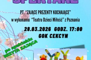 Lalkowy spektakt pt. "Zające prezenty kochające"