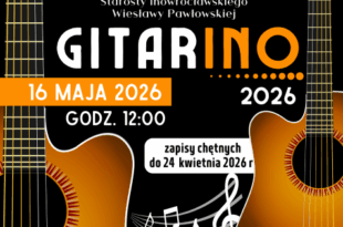„GITARINO 2026” – zapraszamy na ogólnopolski konkurs gitarowy