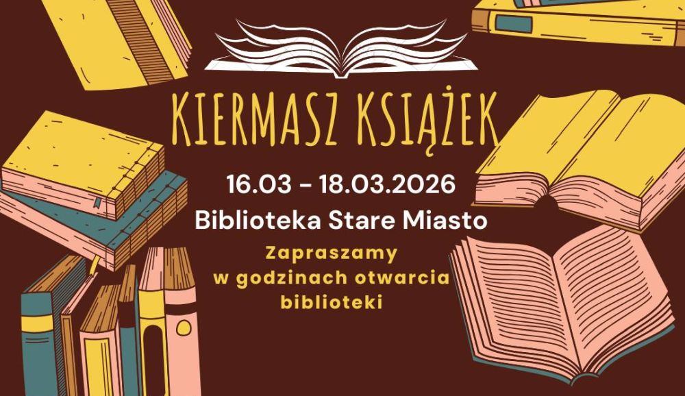 16-18 MARCA: Kiermasz w Bibliotece Stare Miasto