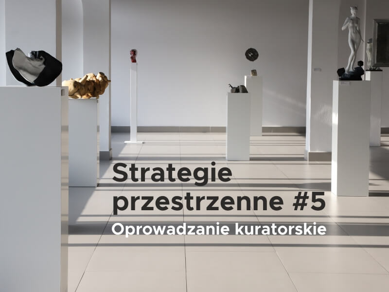 Oprowadzanie kuratorskie po wystawie Strategie przestrzenne #5