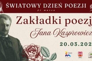 Kusimy zakładkami poezji