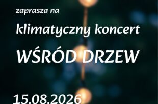 Klimatyczny koncert wśród drzew
