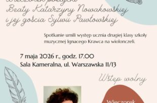 Wieczorek poetycki Beaty Katarzyny Nowakowskiej i jej gościa Sylwii Pawłowskiej