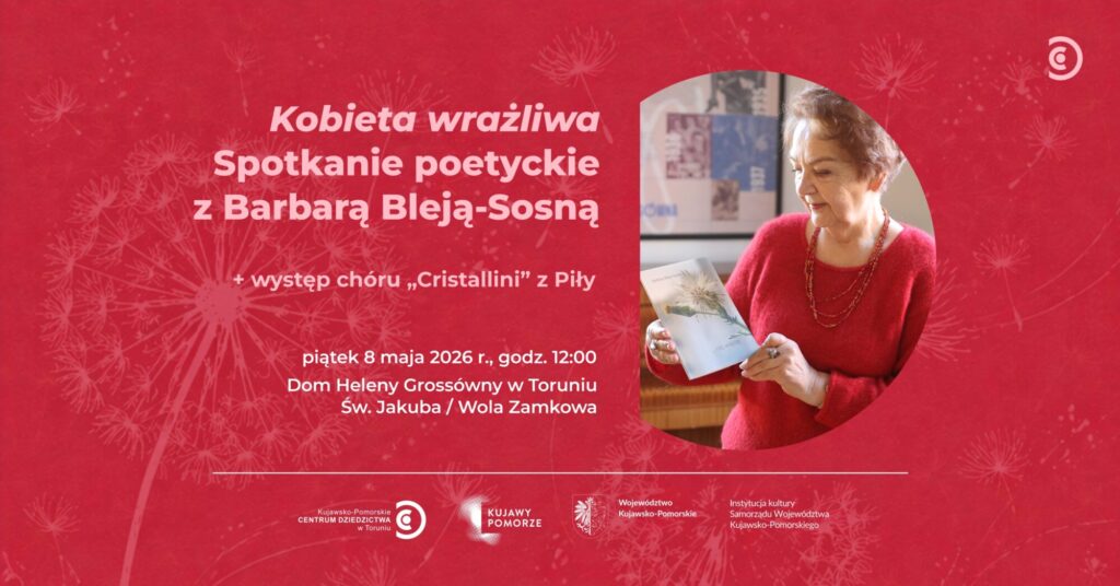 Spotkanie poetyckie z Barbarą Bleją-Sosną