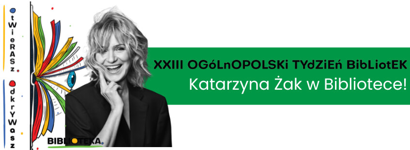 Katarzyna Żak na Tydzień Bibliotek