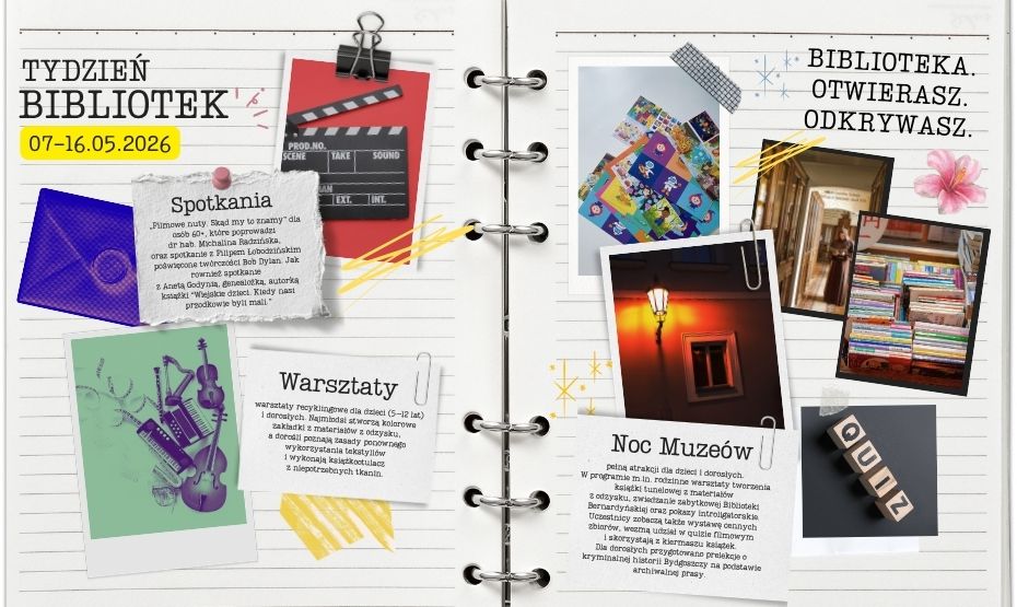 TYDZIEŃ BIBLIOTEK 2026 – Biblioteka. Otwierasz. Odkrywasz