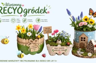 Wiosenny recyogródek – rodzinne warsztaty recyklingowe dla dzieci od lat 5