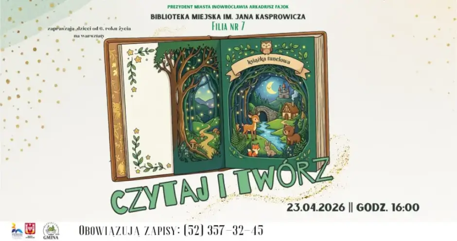 Czytaj i twórz – warsztaty kreatywne w Filii nr 7
