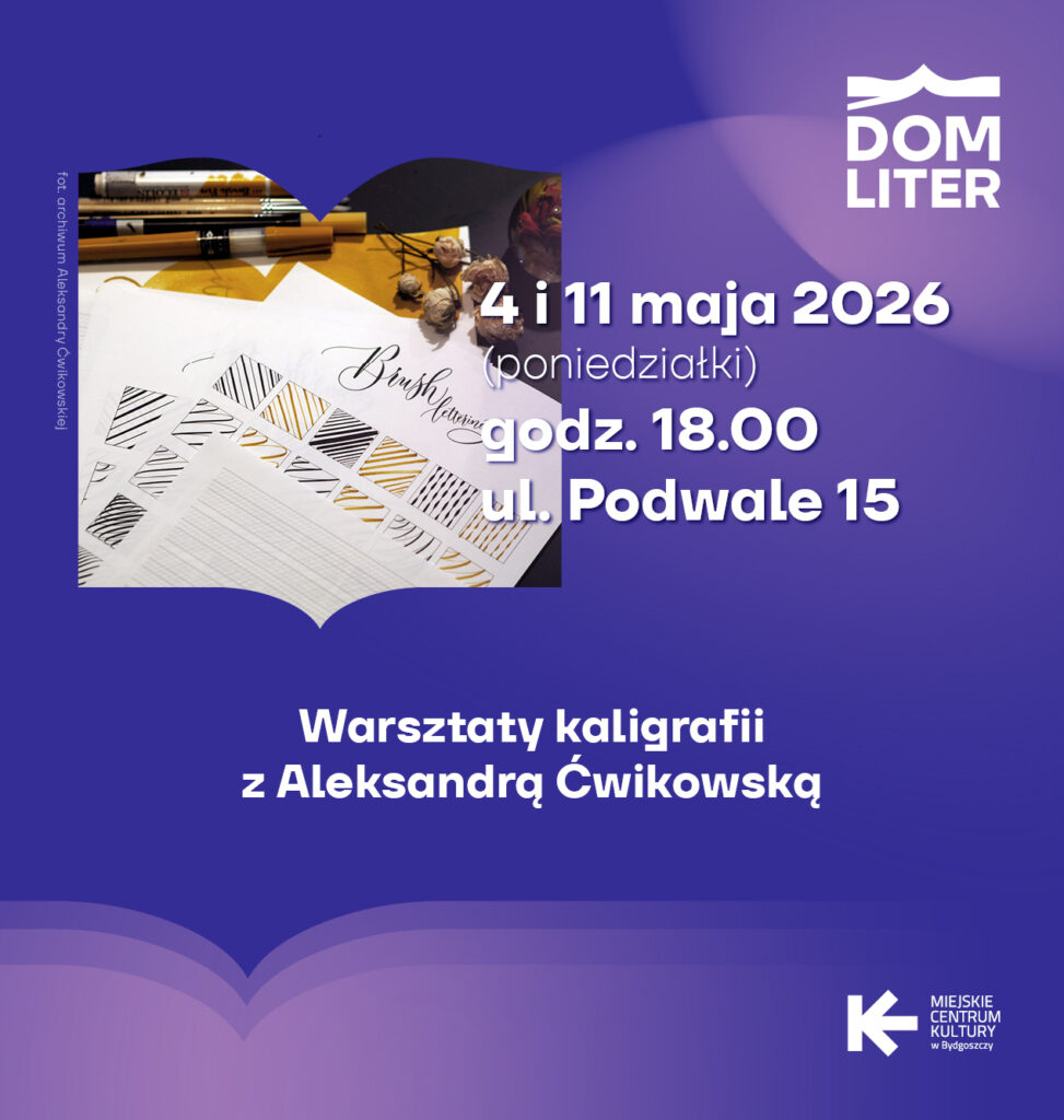 Warsztaty kaligrafii z Aleksandrą Ćwikowską