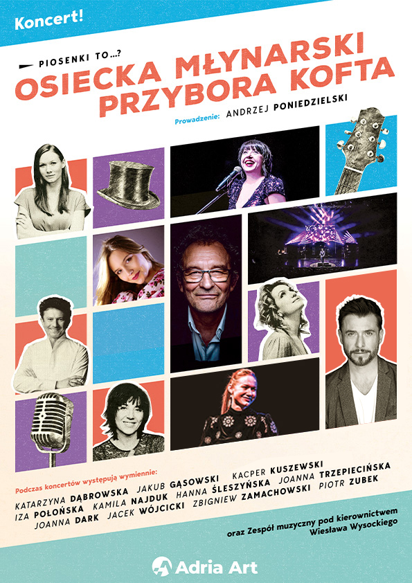 Piosenki to...? - koncert Osiecka, Młynarski, Przybora, Kofta