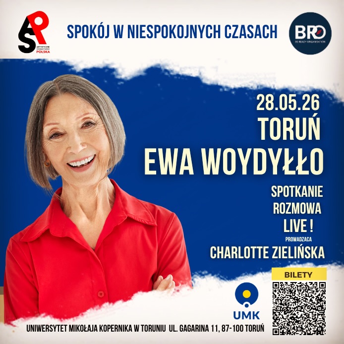 Spokój w niespokojnych czasach. Spotkanie z dr Ewą Woydyłło