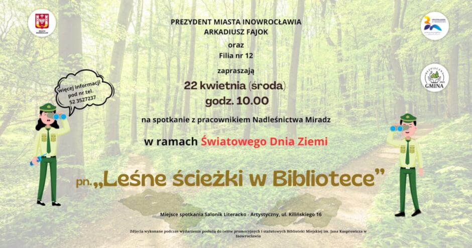 Tajemnice lasu i rozmowy o ekologii – spotkanie z leśnikiem w Dniu Ziemi