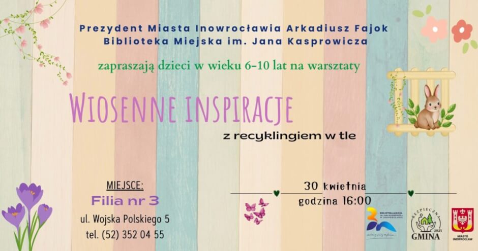 Wiosenne inspiracje z recyklingiem w tle