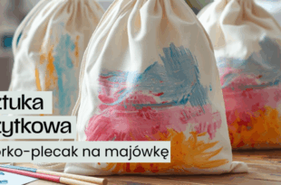 Sztuka użytkowa: Worko-plecak na majówkę
