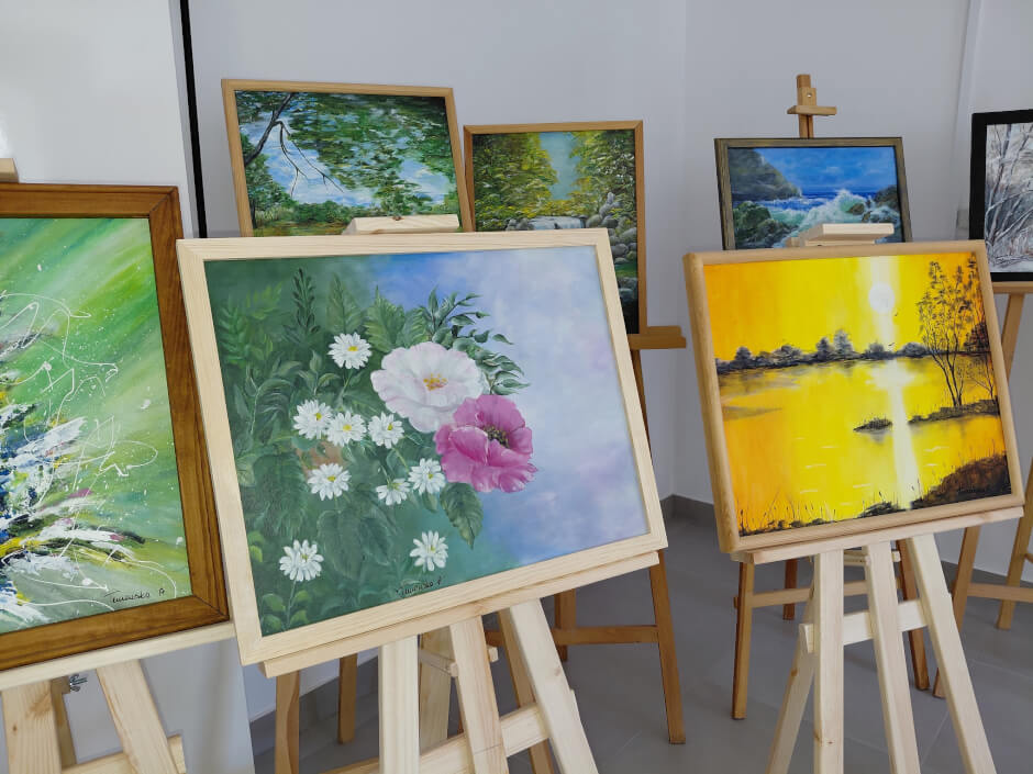 Zaproszenie na wystawę malarstwa