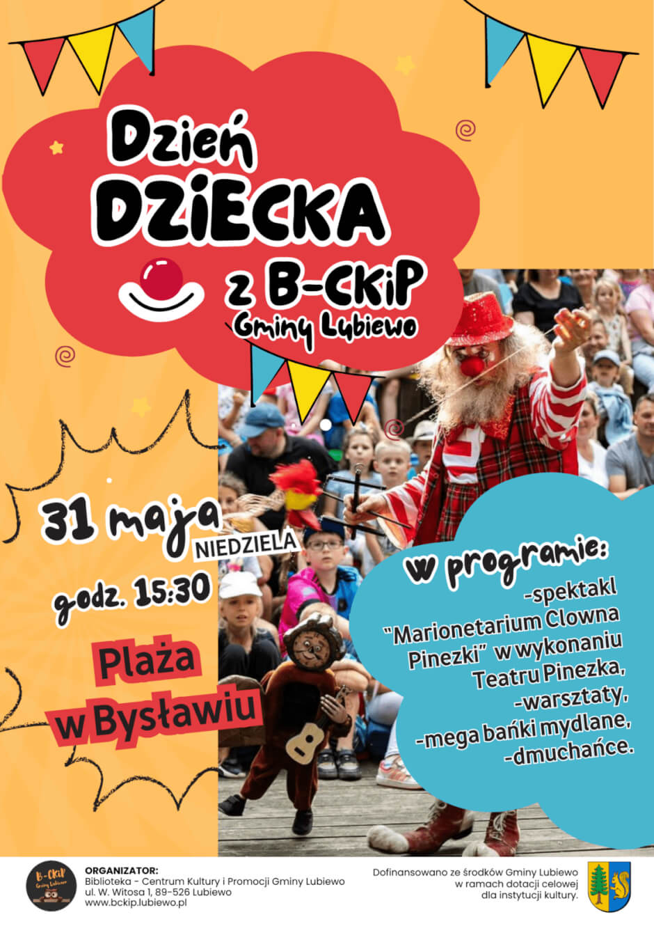 Dzień Dziecka z B-CKiP Gminy Lubiewo