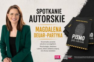 Spotkanie z Magdaleną Deuar-Partyką w ramach Dyskusyjnego Klubu Książki