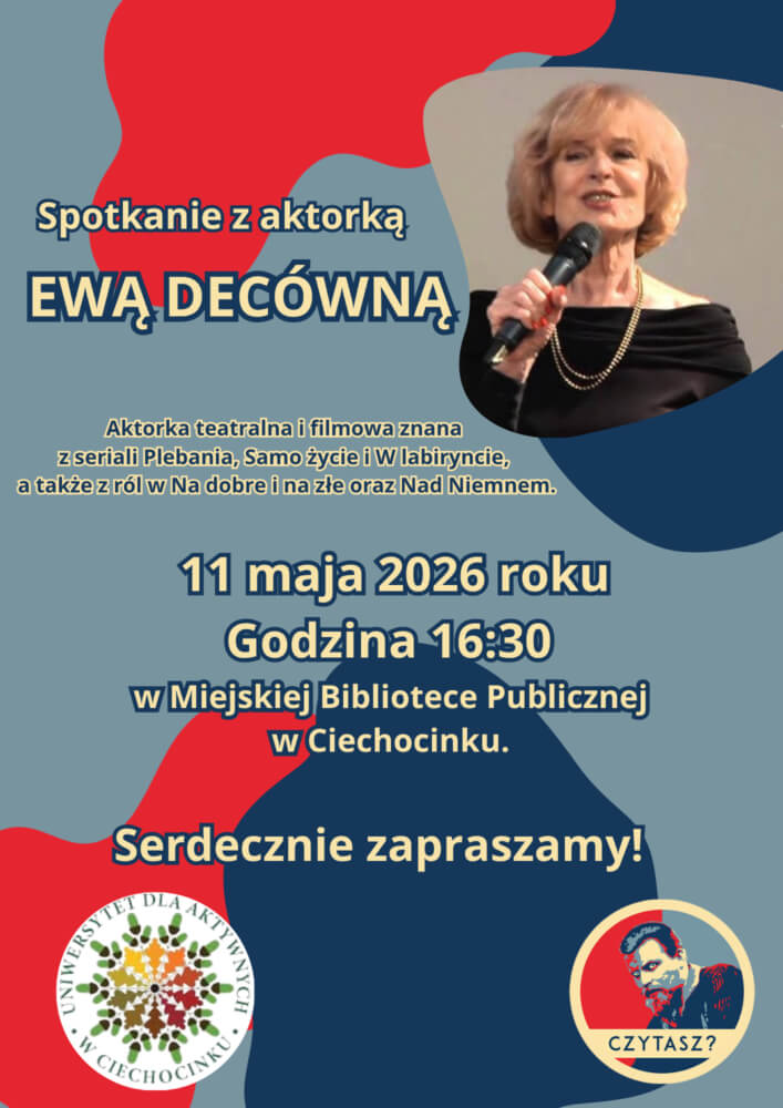 Ewa Decówna – spotkanie z wyjątkową aktorką