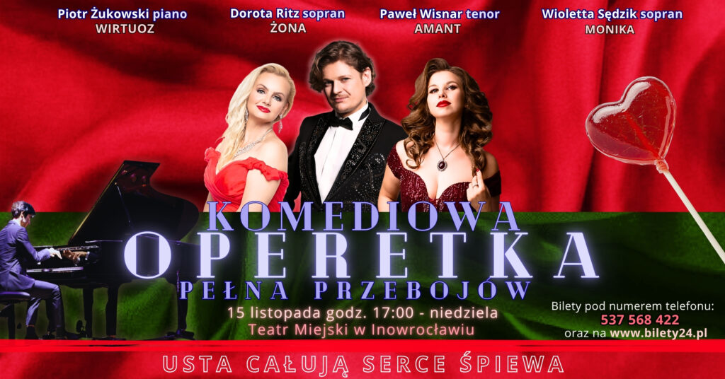 Usta Całują Serce Śpiewa - KOMEDIOWA OPERETKA PEŁNA PRZEBOJÓW
