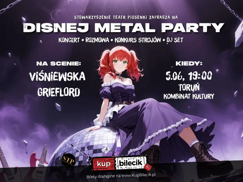 Disnej Metal Night w Toruniu: Viśniewska x Grieflord