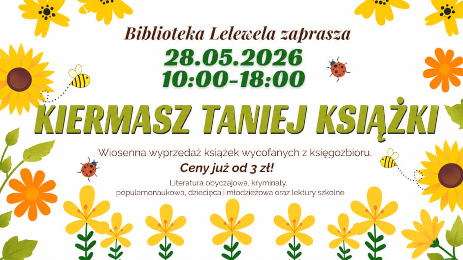 Kiermasz w Bibliotece Lelewela