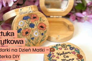 Sztuka użytkowa: Podarki na Dzień Matki – lusterka DIY