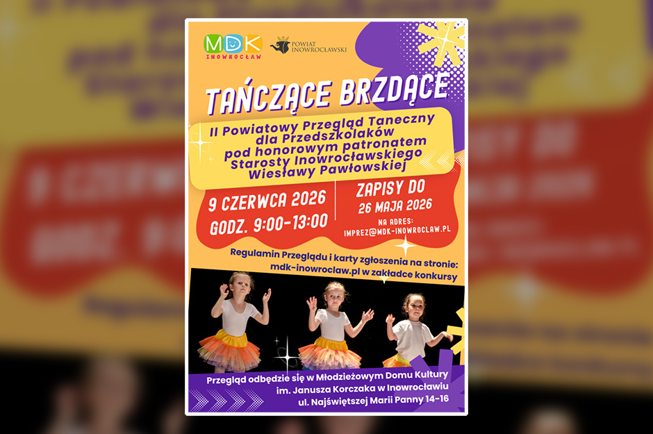 II Powiatowy Przegląd Taneczny dla Przedszkolaków „Tańczące Brzdące”