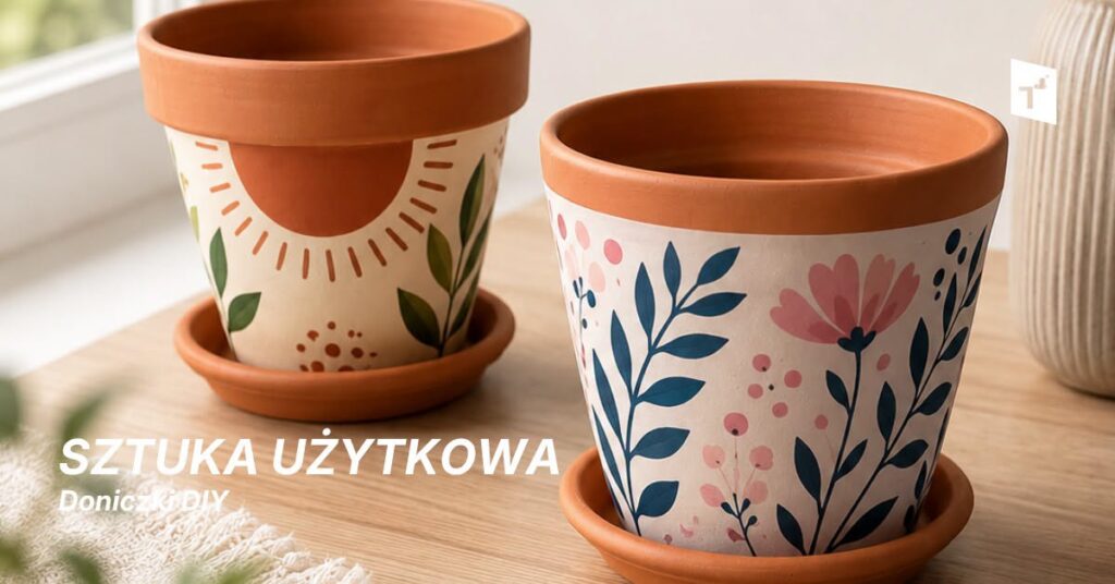 Sztuka użytkowa: Doniczki DIY
