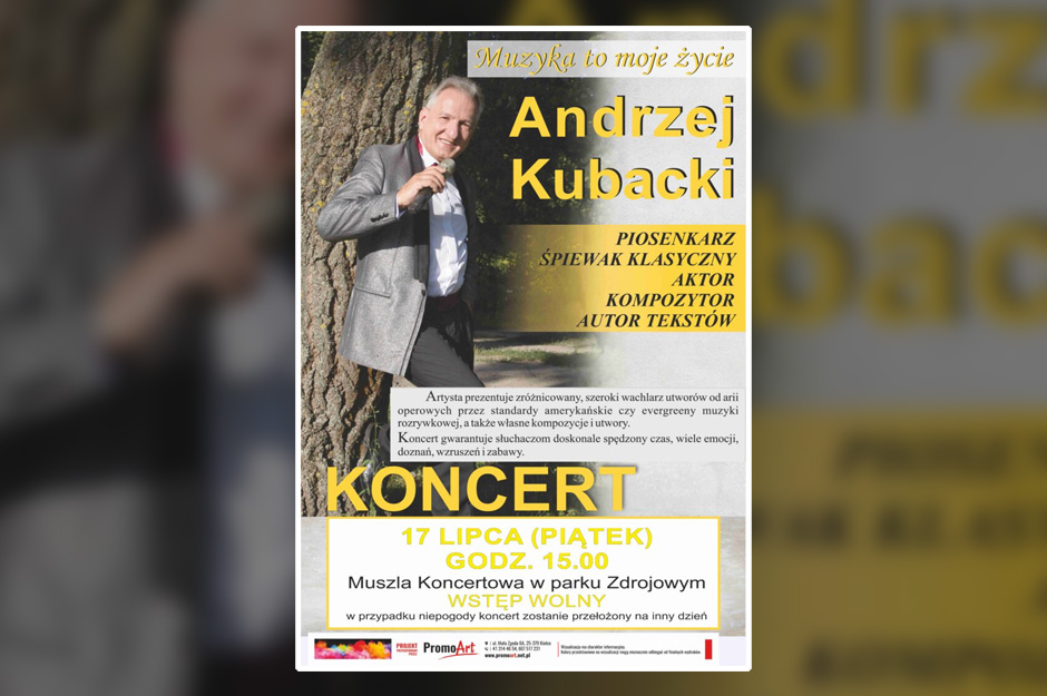 Koncert Andrzeja Kubackiego