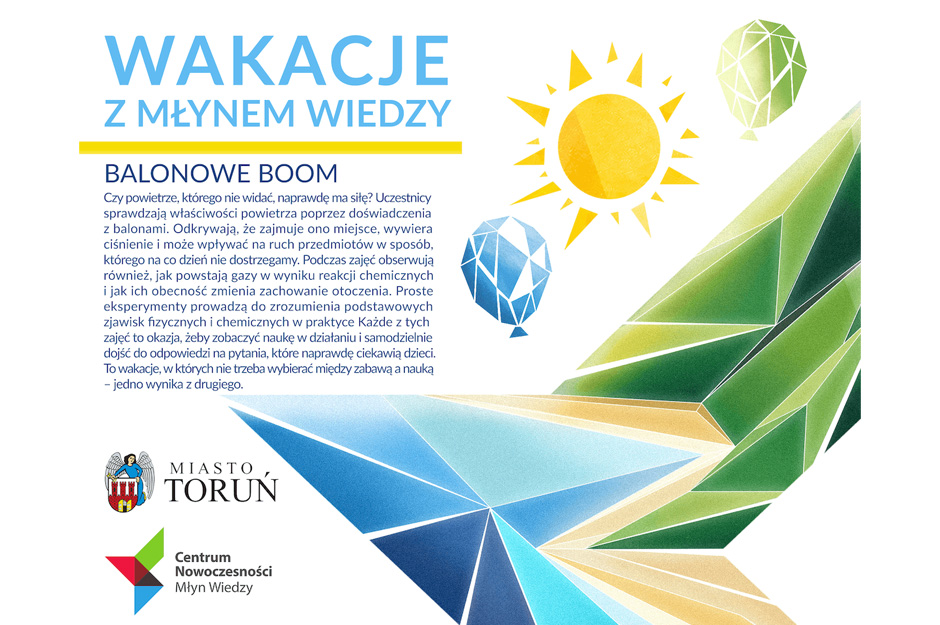 Wakacje w Młynie Wiedzy: Balonowe Boom
