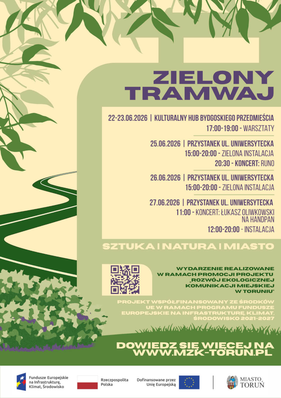 Zielony Tramwaj zabrzmi muzyką. Koncerty w niezwykłej przestrzeni miejskiej