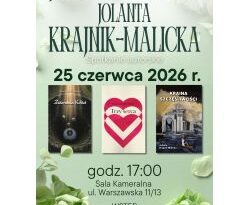 Spotkanie autorskie z Jolantą Krajnik Malicką