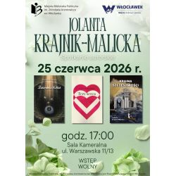 Spotkanie autorskie z Jolantą Krajnik Malicką