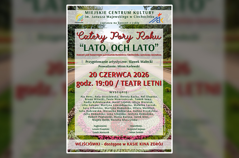 LATO, OCH LATO – koncert z cyklu Cztery Pory Roku!
