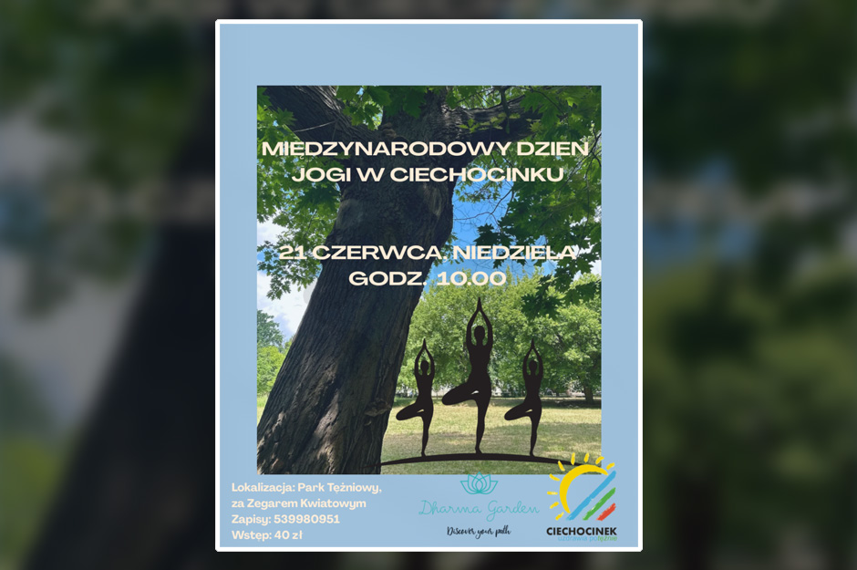 Międzynarodowy dzień YOGI w Ciechocinku