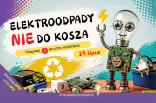 Elektroodpady nie do kosza |  Miniwykład i warsztaty recyklingowe