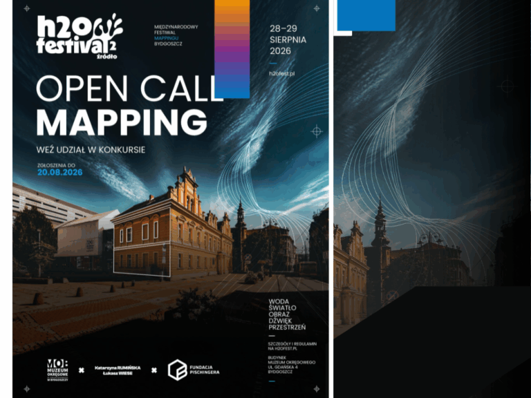 h2o festival – mapping na fasadzie Gmachu Głównego MOB