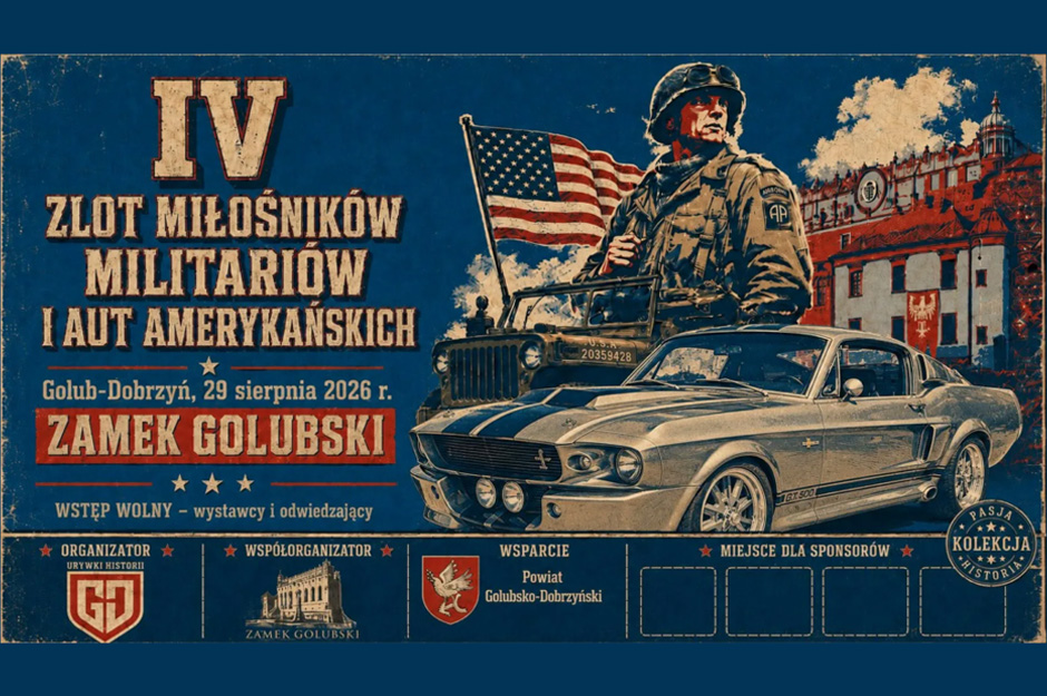 IV Zlot Miłośników Militariów i Aut Amerykańskich 29 sierpnia!