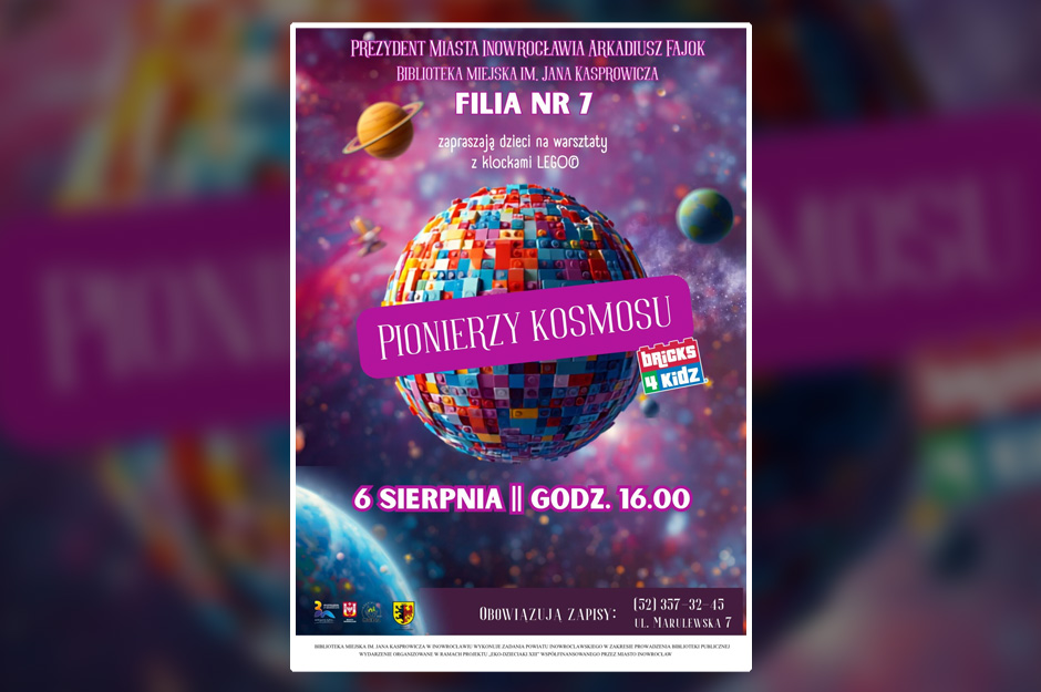 Pionierzy kosmosu – warsztaty kreatywne w Filii nr 7