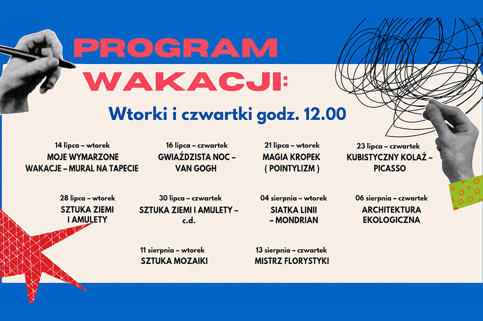 Wakacje w Bibliotece Rubinkowo: Biblioteka pełna sztuki