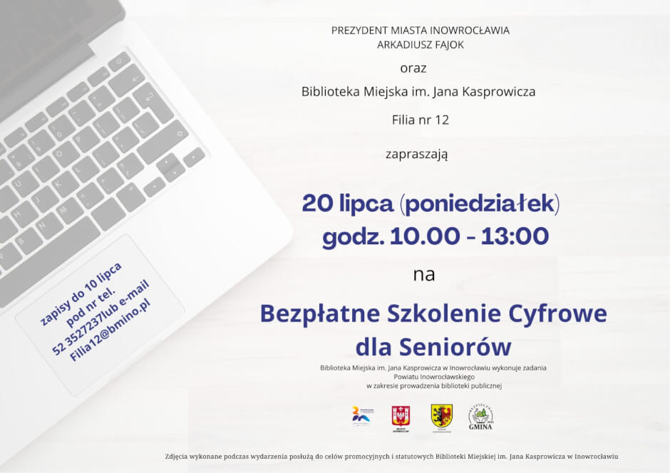Senior w sieci – bezpłatne szkolenie cyfrowe