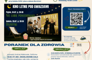 Sezonowa aktywna strefa: kina pod gwiazdami i poranek dla zdrowia
