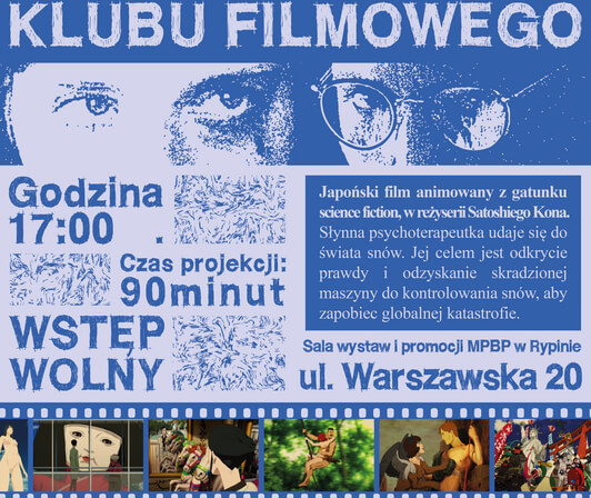 Zaproszenie na spotkanie Klubu Filmowego - 13 lipca!