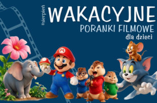 Wakacyjne poranki filmowe dla dzieci na Strychu Biblioteki Głównej - program sierpniowy