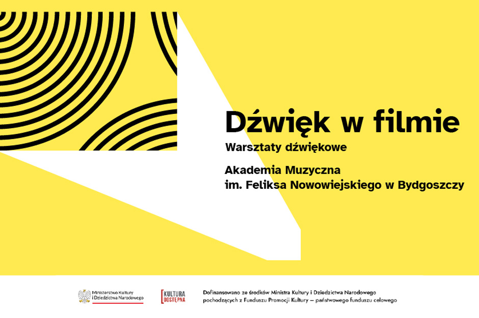 Co słychać na dużym ekranie? – warsztaty dźwiękowe „Dźwięk w filmie” – godz. 11.30 | Kultura Dostępna