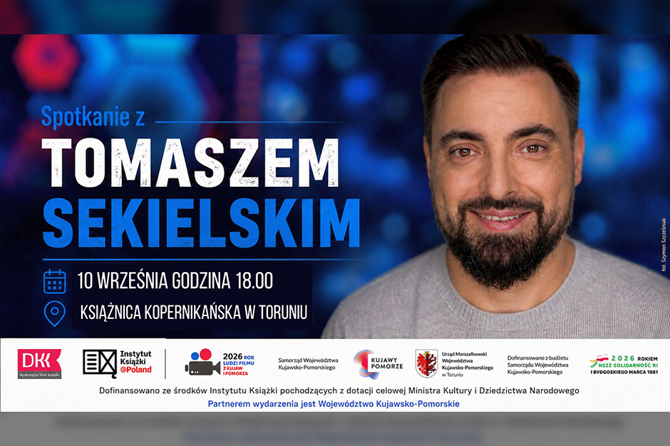 Dziennikarz, pisarz, reżyser. Spotkanie z Tomaszem Sekielskim