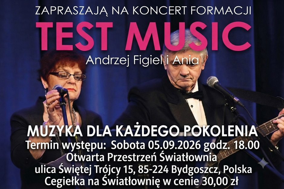 Formacja TEST MUSIC (Andrzej Figiel & Ania)