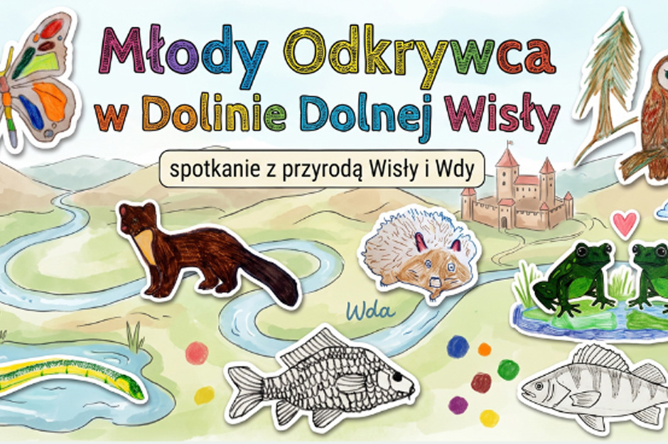 Młody odkrywca w Dolinie Dolnej Wisły. Spotkanie z przyrodą Wisły i Wdy
